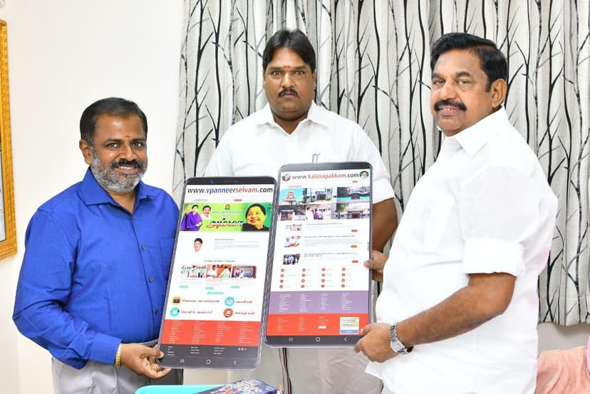 Tamil Nadu CM, Mr. E. Palaniswamy unveiled two websites developed by JB Soft System