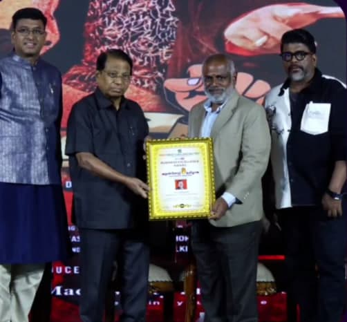 Mr. J Sampath, Founder of JB Soft System, was honoured with the prestigious Munneru Tamizha Sadhanaiyalar Award