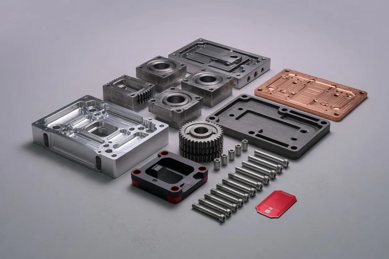 Precision manufactured components for an industrial catalogue project
