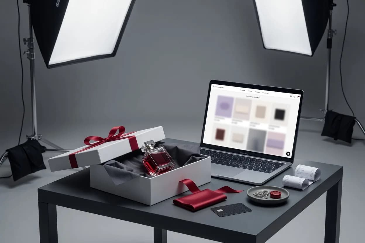 Product photography and online storefront experience